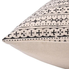 Block Print Doji Floral Cushion Cover