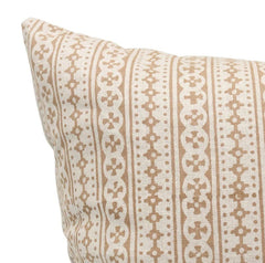 Handmade Floral Linen Throw Cover - Doji
