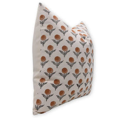 Block Printed Genda Pushap Floral Boho Cover