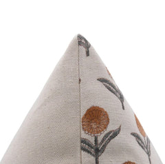 Block Printed Genda Pushap Floral Boho Cover