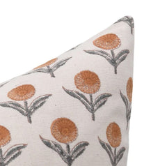 Block Printed Genda Pushap Floral Boho Cover