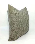 Manikarnika Print Green Floral Throw Cover