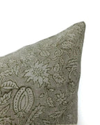 Manikarnika Print Green Floral Throw Cover
