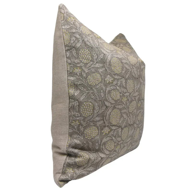 Meraki Printed Thick Linen Pillow Cover