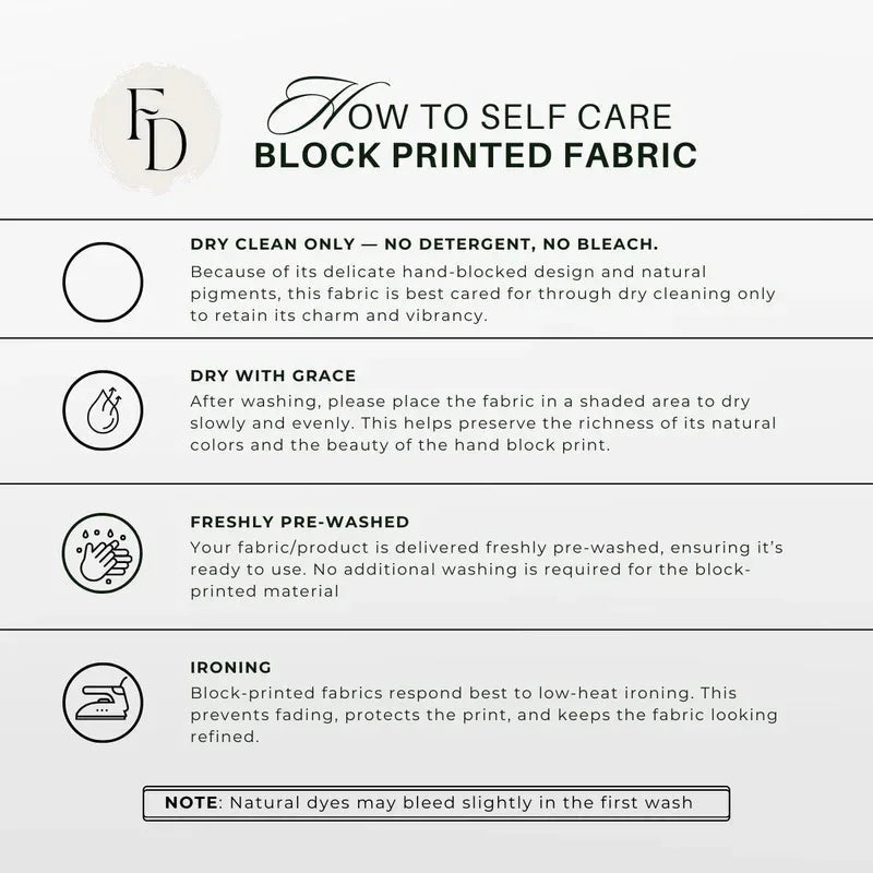 Meraki Printed Thick Linen Pillow Cover