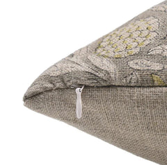 Meraki Printed Thick Linen Pillow Cover