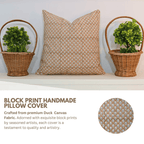 Handmade Duck Canvas Throw Cover - Mogra