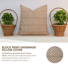 Handmade Duck Canvas Throw Cover - Mogra