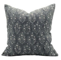 Indian Floral Print Linen Pillow Cover - Neelgagan