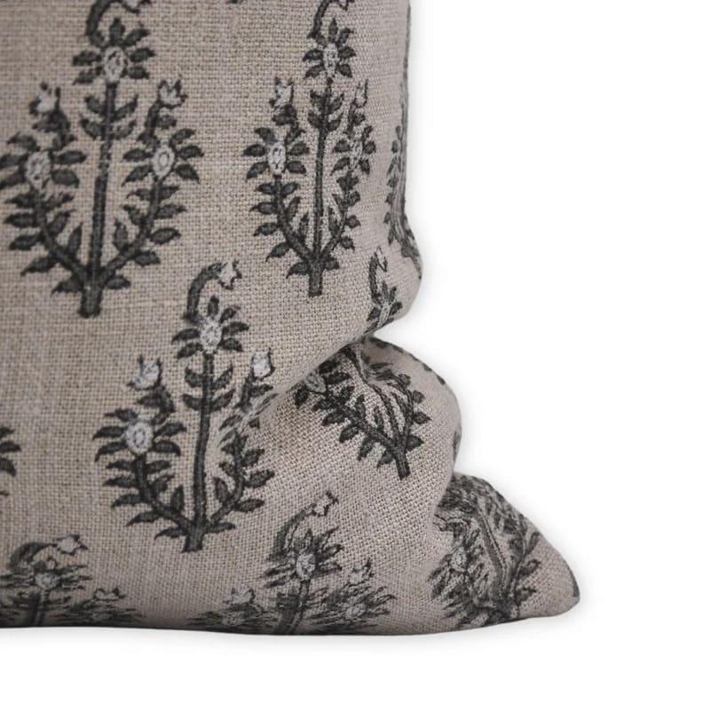 Neelgagan Floral Thick Linen Pillow Case