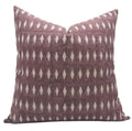 Handmade Brown Linen Pillow Cover - Omji