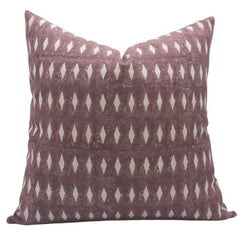 Handmade Brown Linen Pillow Cover - Omji