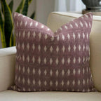 Handmade Brown Linen Pillow Cover - Omji