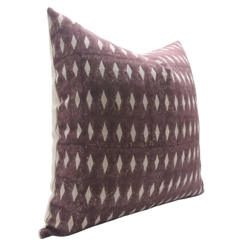 Handmade Brown Linen Pillow Cover - Omji