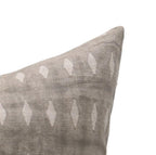 Handmade Gray Thick Linen Throw Cover - Omji