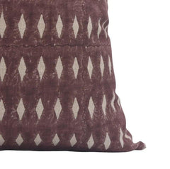 Handmade Brown Linen Pillow Cover - Omji