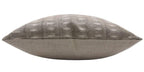 Handmade Gray Thick Linen Throw Cover - Omji