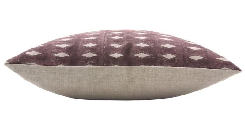 Handmade Brown Linen Pillow Cover - Omji