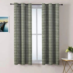 Handmade Floral Blackout Grommet Curtains - Omgi