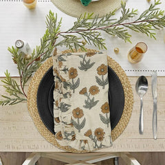 Handcrafted Decorative Frill Table Napkins – Kirti