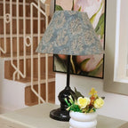 Handblock Neelgagan Linen Adjustable Lampshade