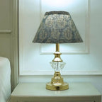 Handblock Neelgagan Linen Adjustable Lampshade