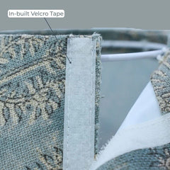Handblock Neelgagan Linen Adjustable Lampshade