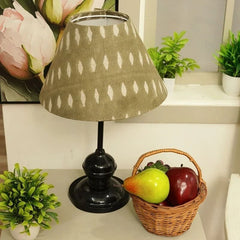 Indian Print Omji Lampshades in Thick Linen