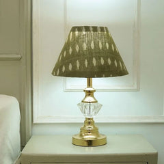 Indian Print Omji Lampshades in Thick Linen