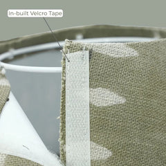Indian Print Omji Lampshades in Thick Linen