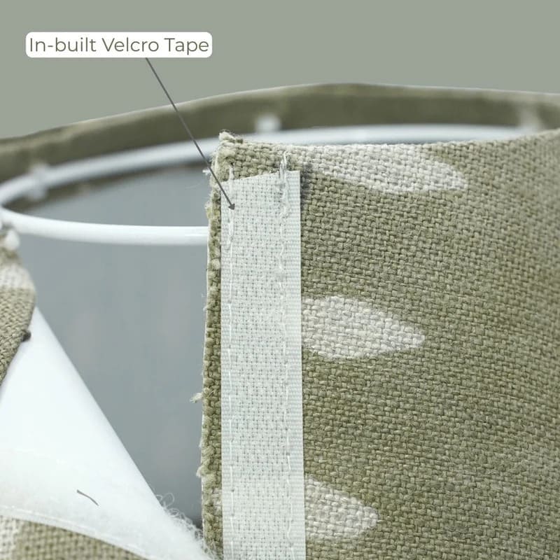 Indian Print Omji Lampshades in Thick Linen