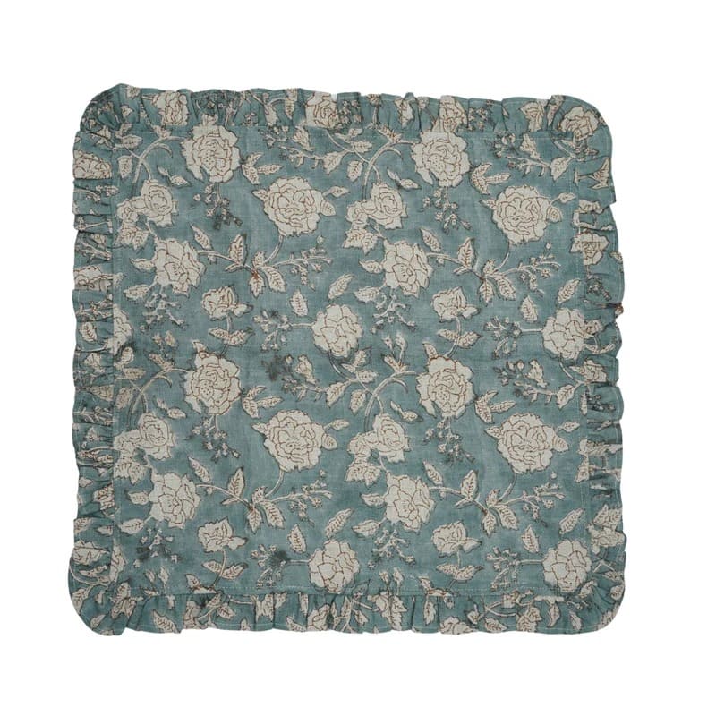 Pure Linen Wavy Frill Table Napkins - Rameshwaram