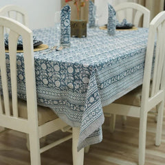 Indian Shilong Floral Dining Table Cover