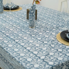 Indian Shilong Floral Dining Table Cover