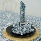Indian Shilong Floral Dining Table Cover