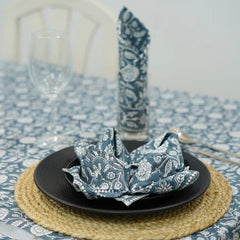 Indian Shilong Floral Dining Table Cover