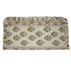 Block Print Linen Frill Napkin Traffic Light