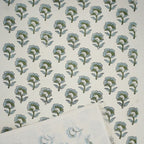 Handmade Green Waffle Mini Towels - Rohini