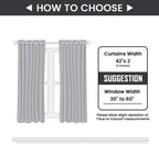 Handmade Garud Linen Ring Top Curtains
