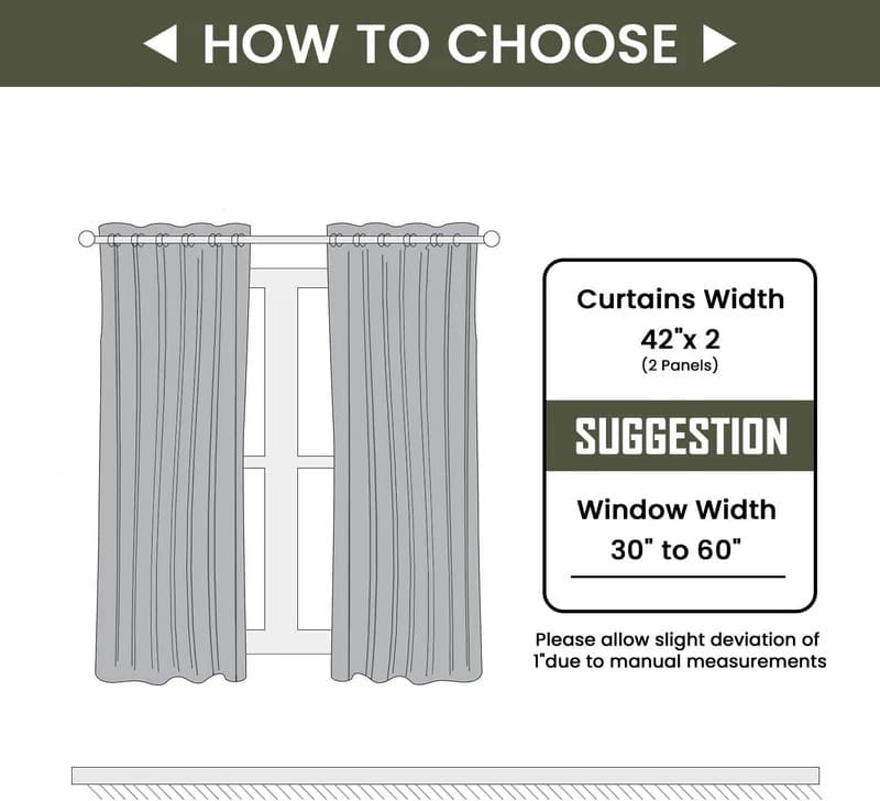 Indian Thick Linen Grommet Curtains - Pishta