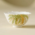 Handmade Ceramic Teacup with Green Leaf Design – 50ml Traditional Chinese Tea Cup-0