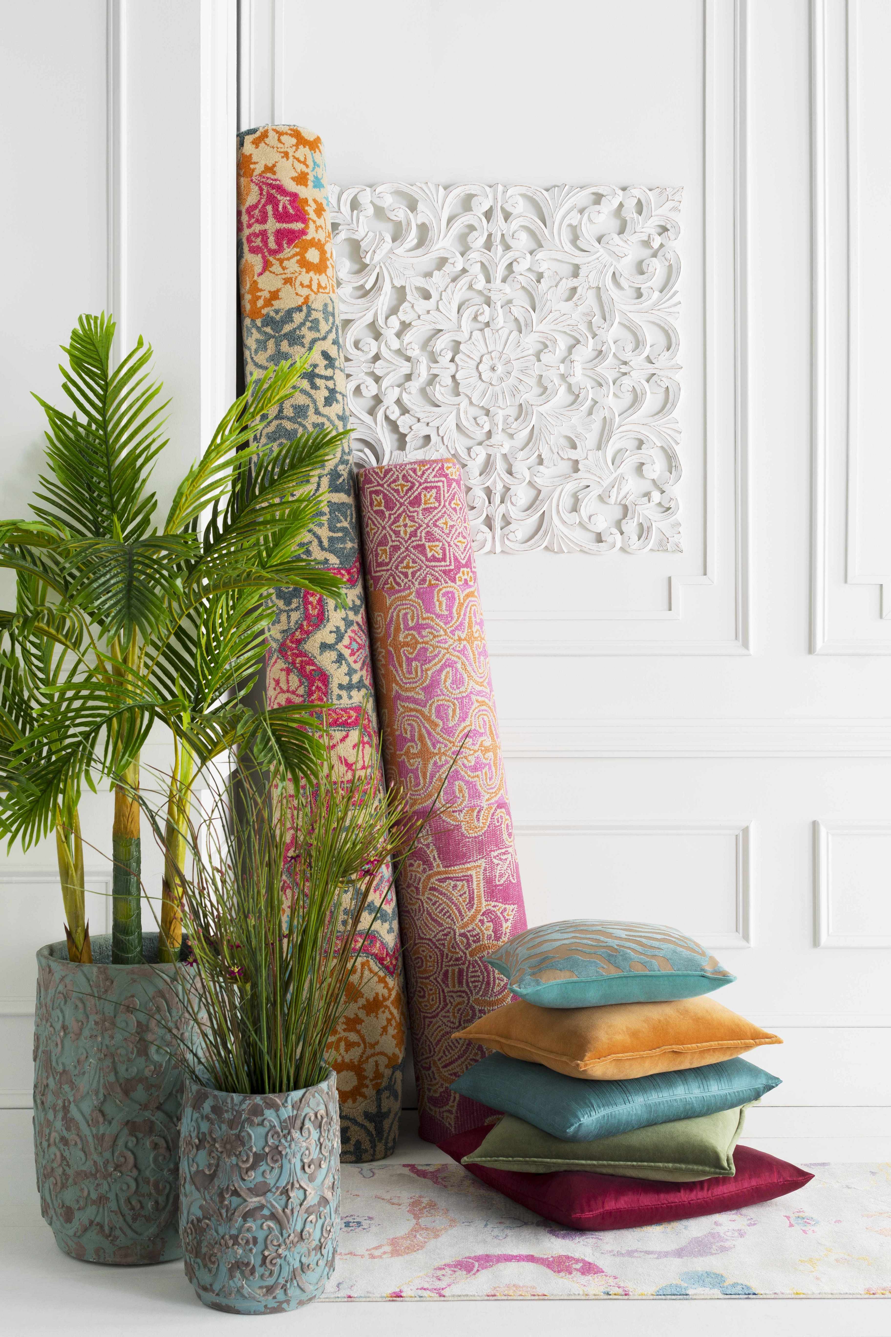 Sachse Teal Pleated Accent Pillow-2