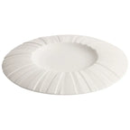 Ceramic Radiating Rim Plate – Origami Texture Dinner Plate Series-4