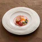 Double-Layer Ripple Porcelain Dinner Plate — Art in Every Curve-3