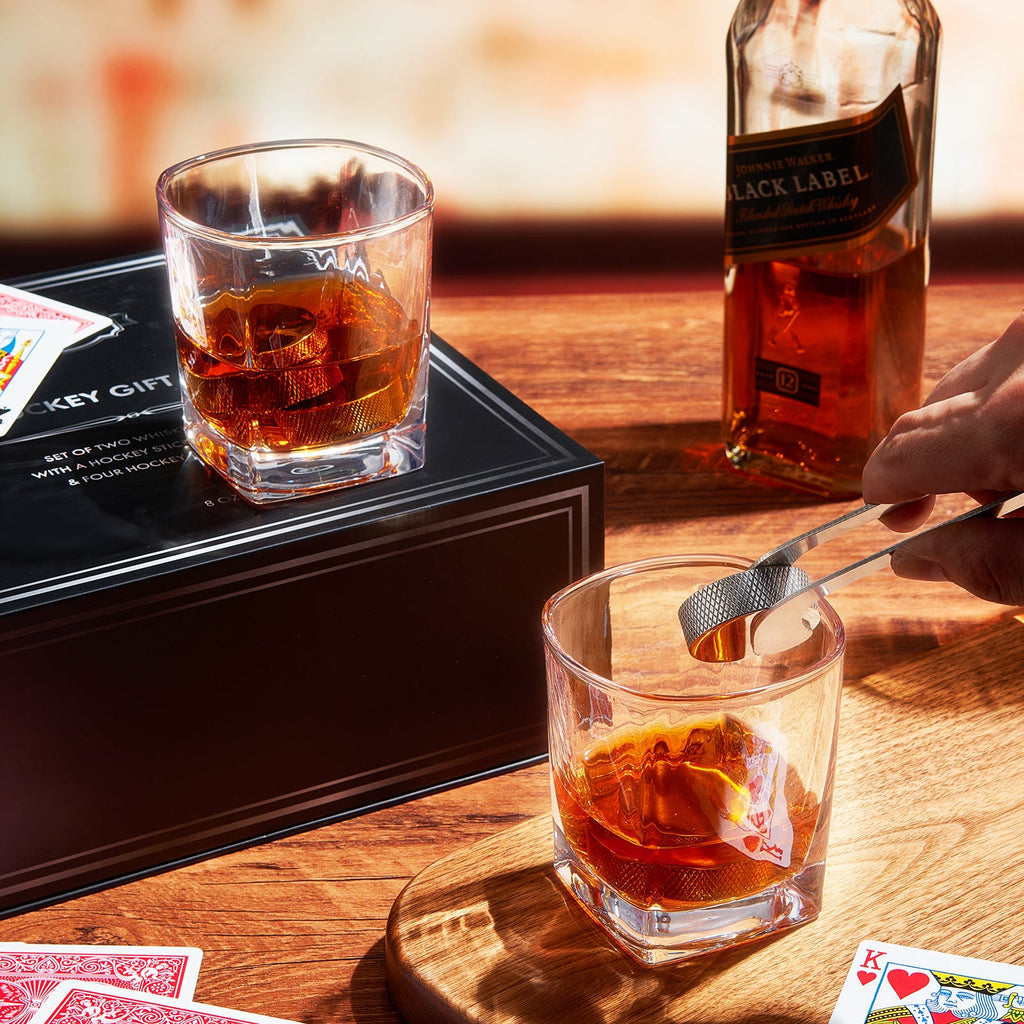 Hockey Whiskey Stones Set | 7pcs - 4 Hockey Puck Chill Stones-3