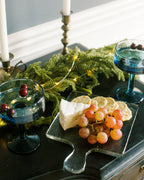 Hammered Glass Square Serving Boards-2