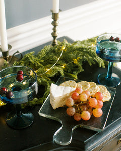 Hammered Glass Square Serving Boards-2