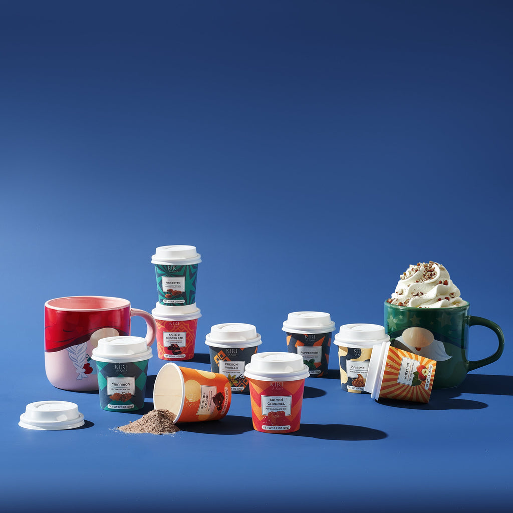 Gourmet Hot Cocoa Gift Set Cup Hot Chocolates - Set of 9 Flavors