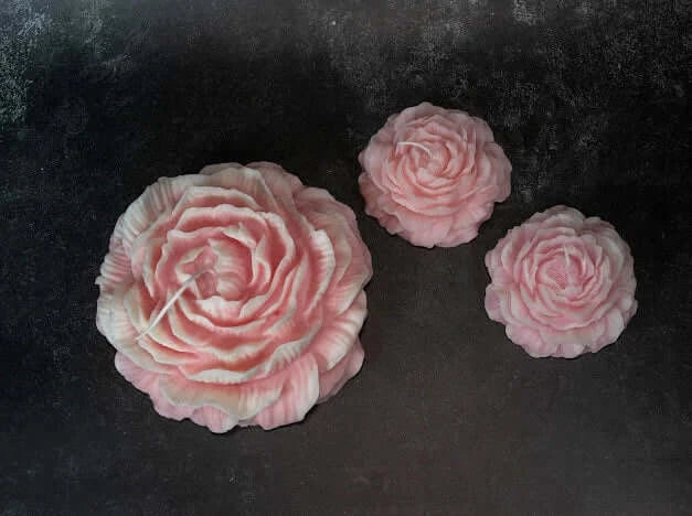 Huge Peony Candle - Premium Soy Wax Scented Candle for a Luxurious Home Ambiance-1