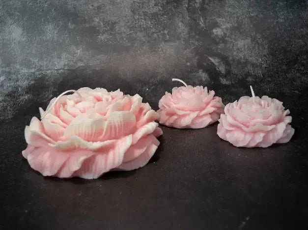 Huge Peony Candle - Premium Soy Wax Scented Candle for a Luxurious Home Ambiance-0